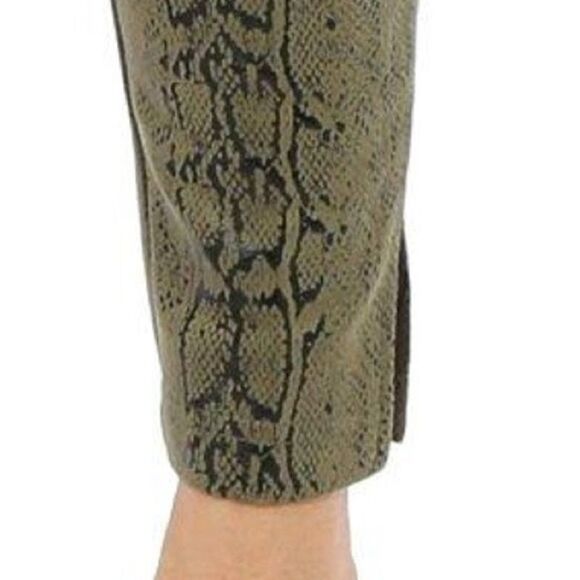 Zac & Rachel Womens Snake Print Pull On Pants Size Small - Picture 2 of 10